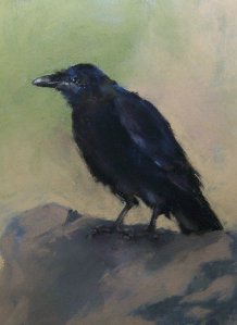 ruffled crow by mark beeman
